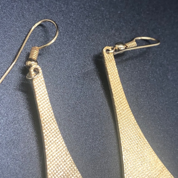 Retro Sky Blue Drop Dangling Pierced Earrings - Picture 11 of 13